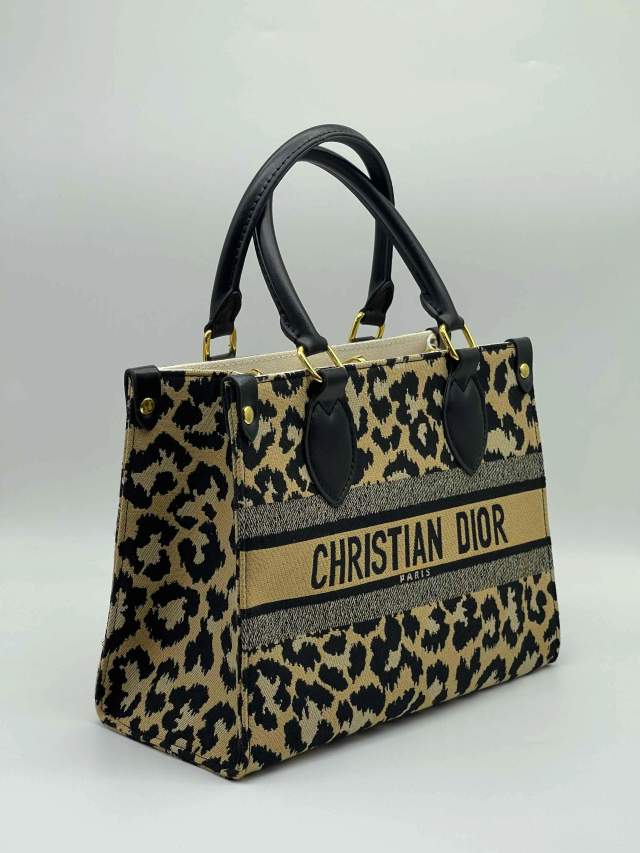 کیف DIOR دستی طرح پلنگی